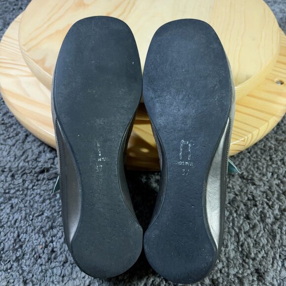 Thierry Rabotin Shoes Womens Size 6.5 Gray Suede Buckle Mary Jane Made in Italy - Picture 8 of 8